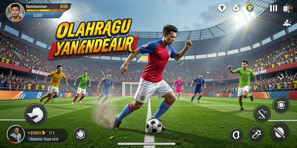Tampilan gameplay 8180 yang seru dan interaktif dalam olahraga.