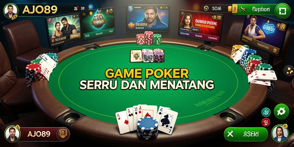 Tampilan gameplay seru dan mendebarkan di AJO89.