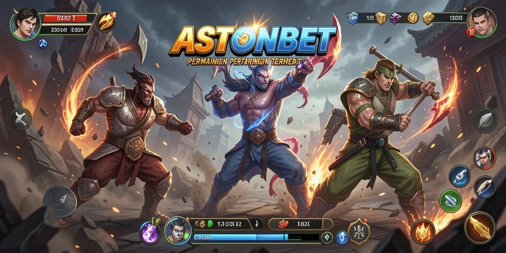 Gameplay seru ASTONBET dengan pertarungan yang mendebarkan.