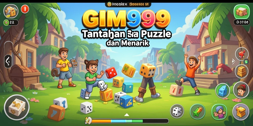 Tampilan gameplay GIM999 yang menantang dan menarik.