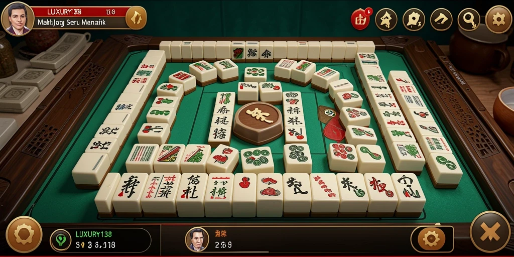 Gameplay menarik dari LUXURY138 dengan grafis Mahjong yang menawan.