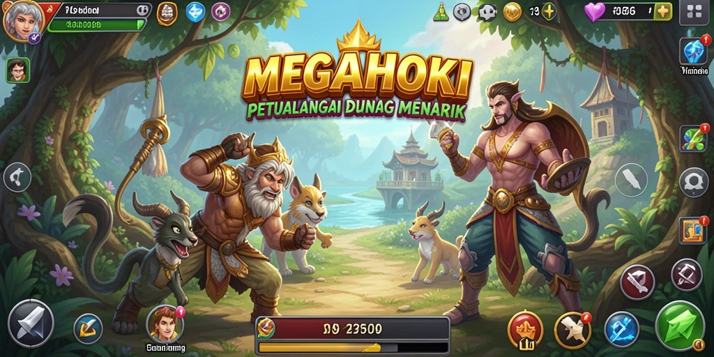 Gameplay petualangan yang mengasyikkan di MEGAHOKI.