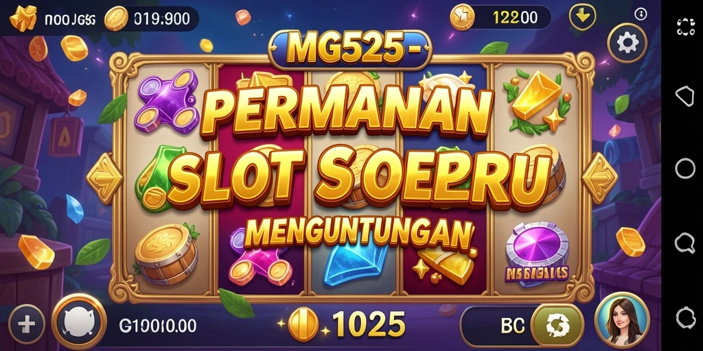 Tampilan gameplay seru dari MG525 dengan fitur slot yang menarik.
