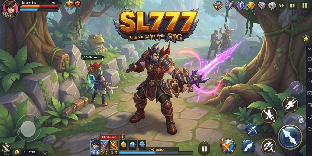 Tampilan gameplay menakjubkan dalam SL777 dengan aksi RPG yang mendalam.