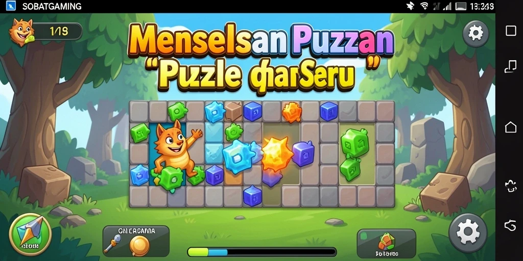 SOBATGAMING menangkap momen seru saat menyelesaikan puzzle.
