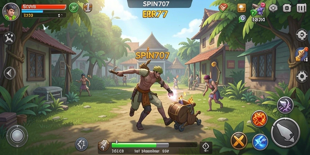 Tampilan gameplay SPIN707 yang interaktif dan seru.