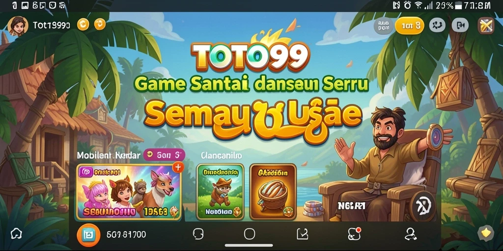 Gameplay TOTO99 yang penuh warna dan interaktif.