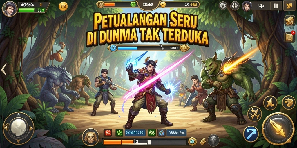 Tampilan permainan <strong>XO368</strong> yang memukau dalam petualangan seru.